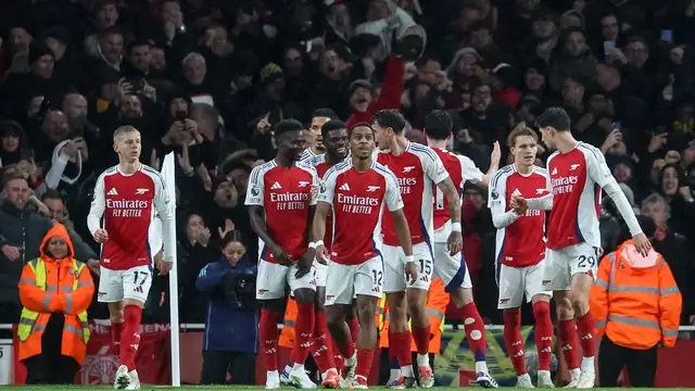 Arsenal närmar sig Liverpool i Premier League-toppen