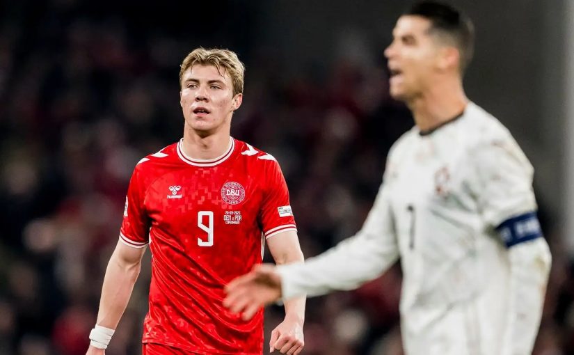 Höjlund firade med Ronaldos målgest