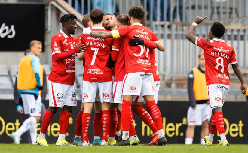Omar Faraj femmålsskytt för Degerfors i premiären