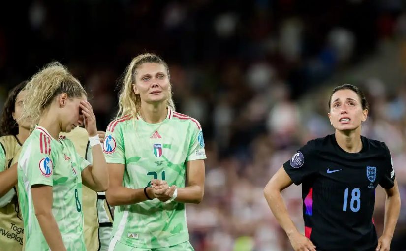 Italienska tårar efter EM-uttåget