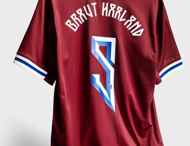 Erling Braut Haaland byter namn på tröjan