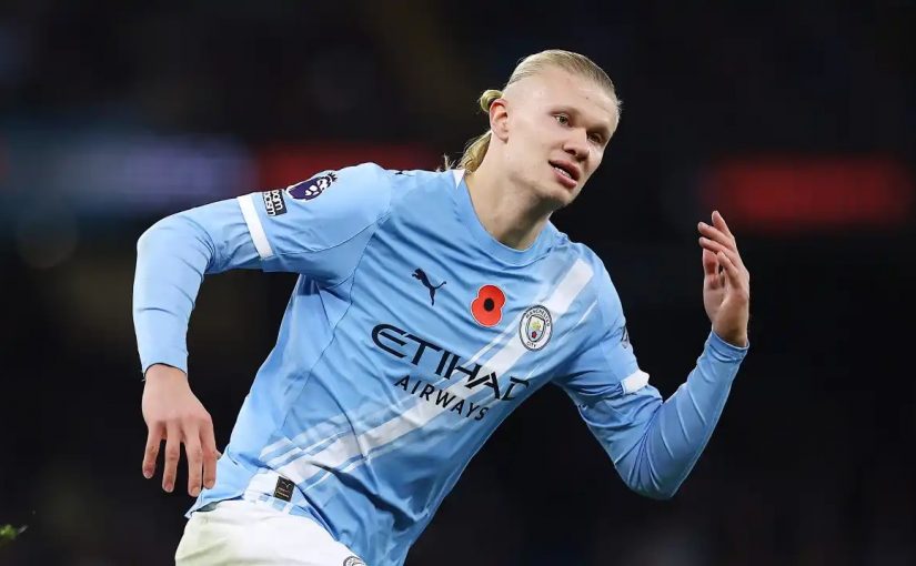 Haaland tvåmålsskytt – visade upp nya målgesten