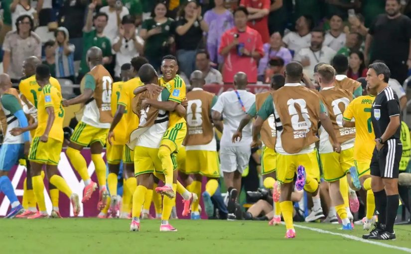 Knall i VM – Sydafrika vidare till sextondelen