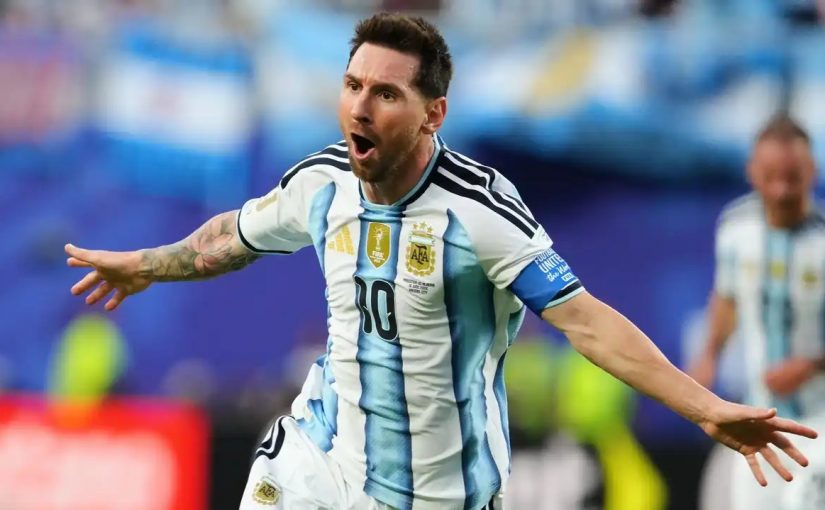Messi historisk – hattrick och tangerat målrekord