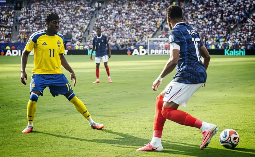 Elanga bytte tröja med Mbappé