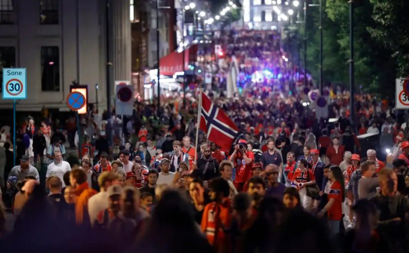 Norsk ”segerparad” i Oslo