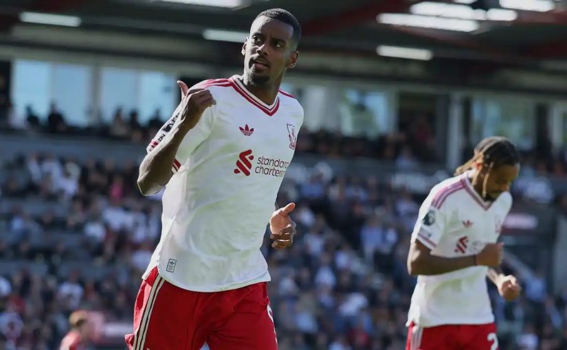 Alexander Isak målskytt för Liverpool